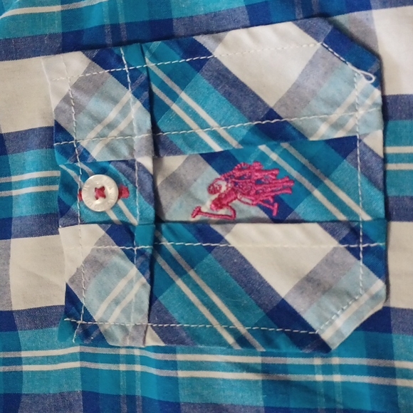 US Polo Assn shirt sz child's 7 - Picture 2 of 4